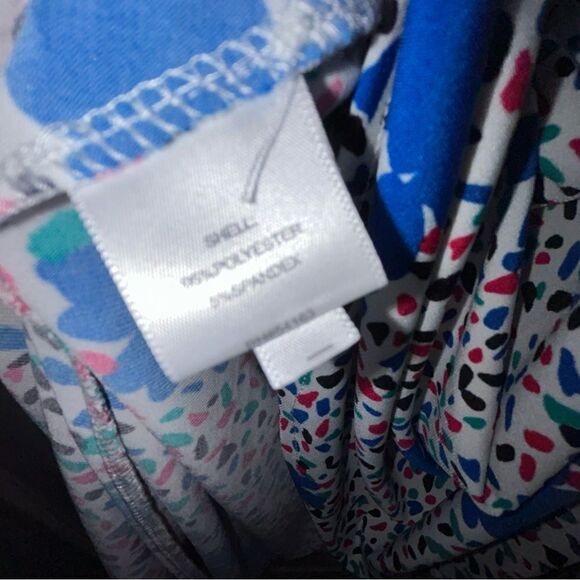 VICKYTIEL Floral Funfetti Print Split Short Sleeve Full Wrap Hi-Low Dress - Picture 11 of 15